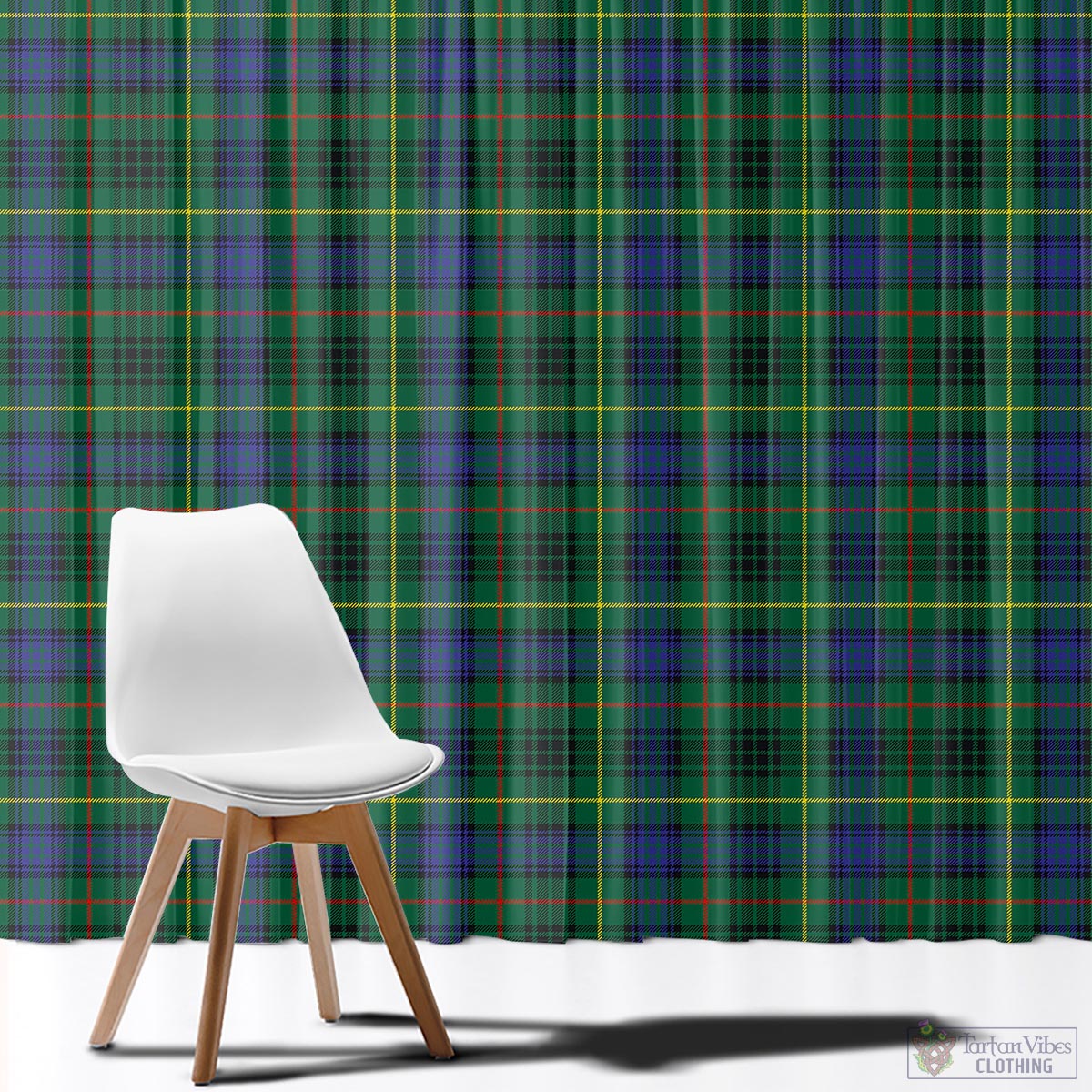 Stewart Hunting Modern Tartan Window Curtain