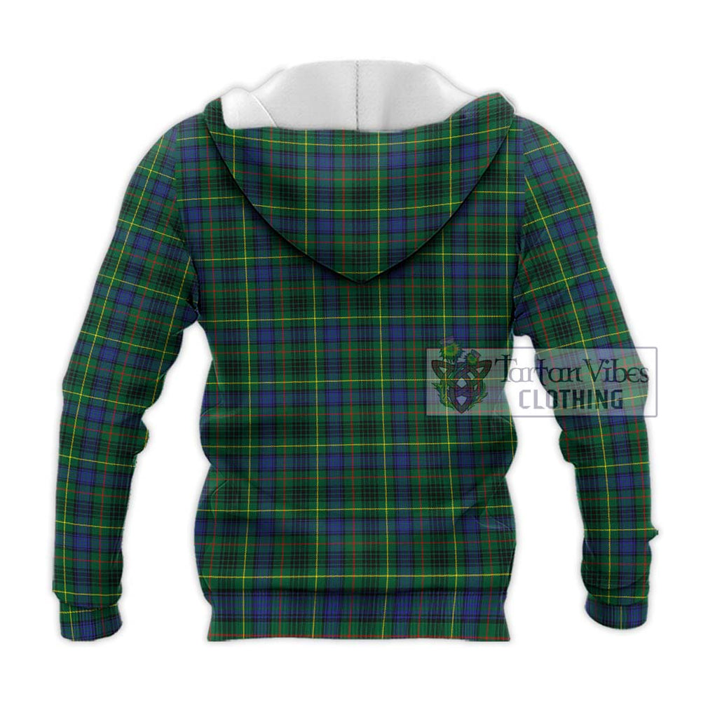 Stewart Hunting Modern Tartan Knitted Hoodie with Family Crest DNA In Me Style - Tartanvibesclothing Shop