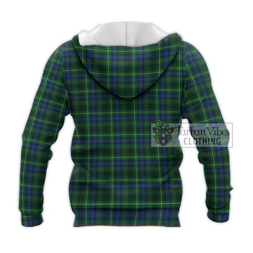 Stewart Hunting Modern Tartan Knitted Hoodie with Family Crest DNA In Me Style