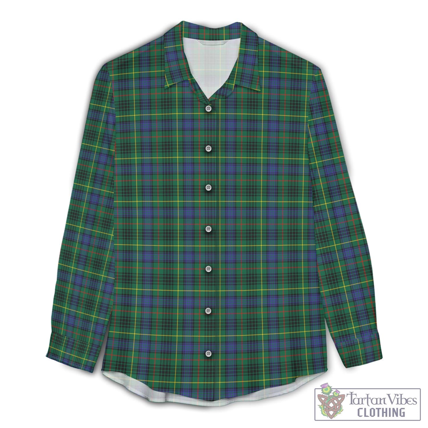 Stewart Hunting Modern Tartan Womens Casual Shirt