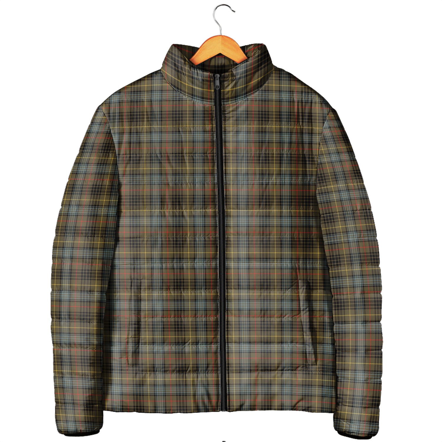 Stewart Hunting Weathered Tartan Padded Jacket Men's Padded Jacket - Tartan Vibes Clothing