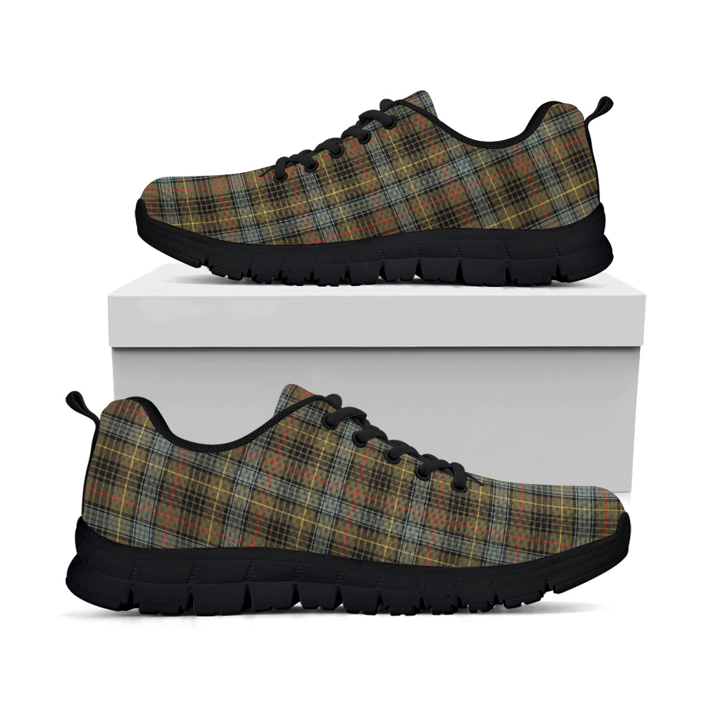 Stewart Hunting Weathered Tartan Sneakers Kid's Sneakers - Tartan Vibes Clothing