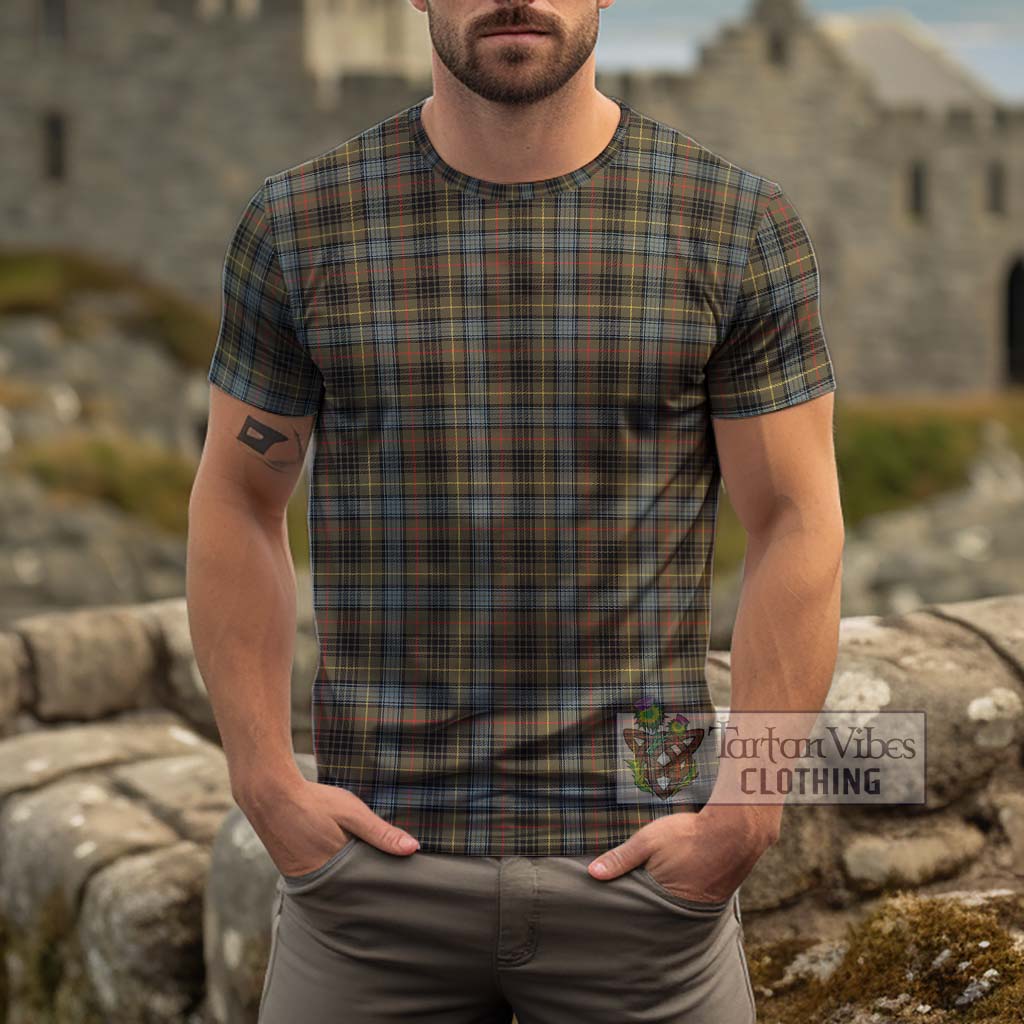 Stewart Hunting Weathered Tartan Cotton T-Shirt Men's Shirt - Tartanvibesclothing Shop