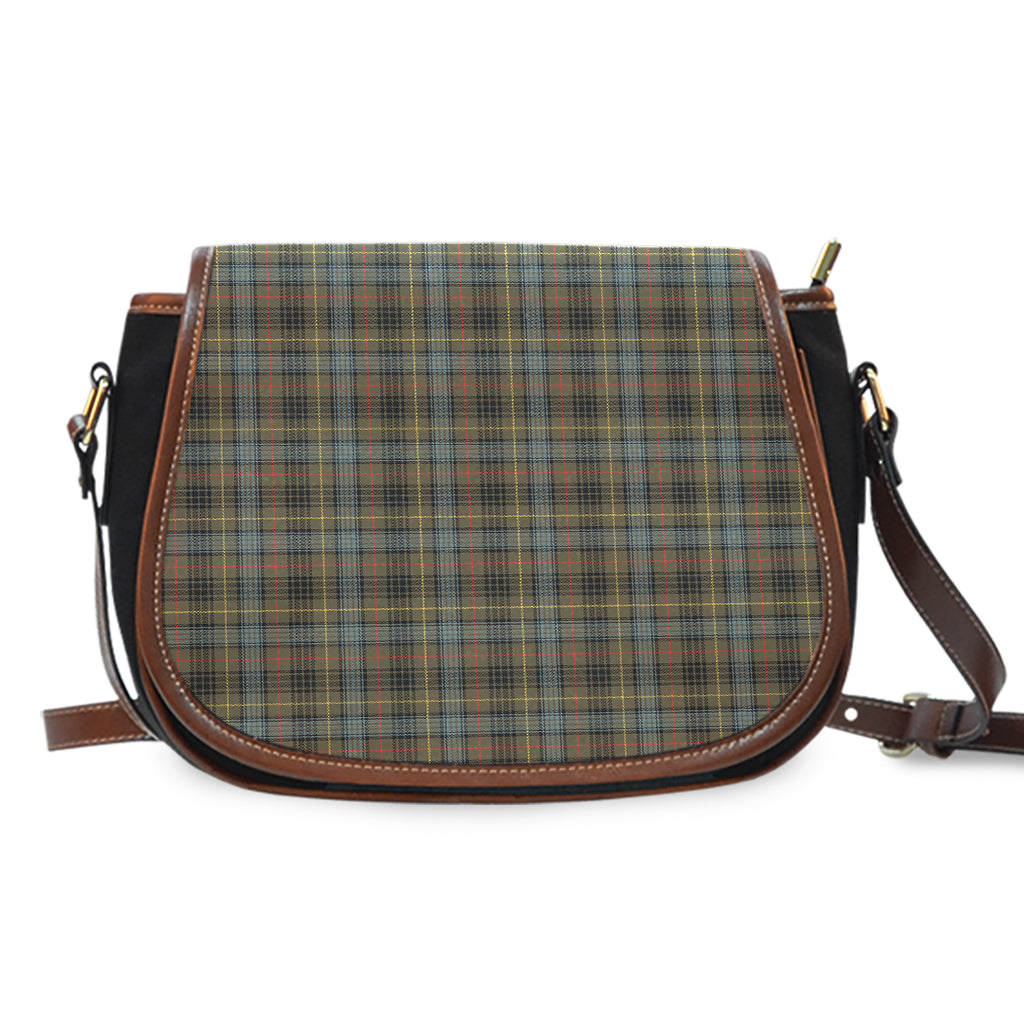 Stewart Hunting Weathered Tartan Saddle Bag One Size - Tartan Vibes Clothing