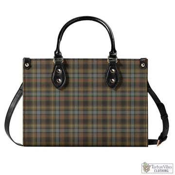 Stewart Hunting Weathered Tartan Luxury Leather Handbags