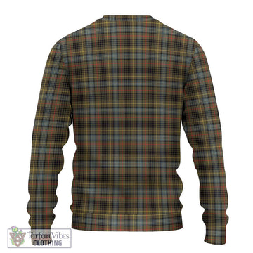 Stewart Hunting Weathered Tartan Ugly Sweater with Family Crest DNA In Me Style