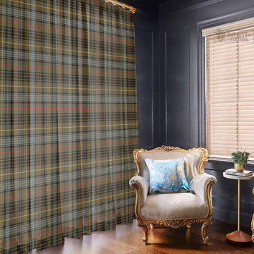 Stewart Hunting Weathered Tartan Window Curtain