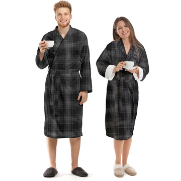 Stewart Mourning Tartan Bathrobe