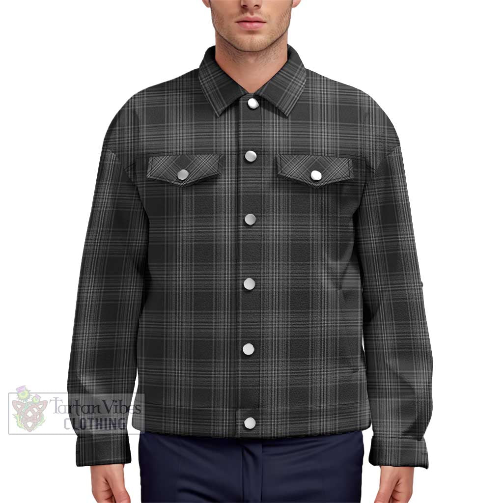 Stewart Mourning Tartan Unisex Lapel Cotton Jacket Unisex - Tartan Vibes Clothing