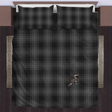 Stewart Mourning Tartan Bedding Set