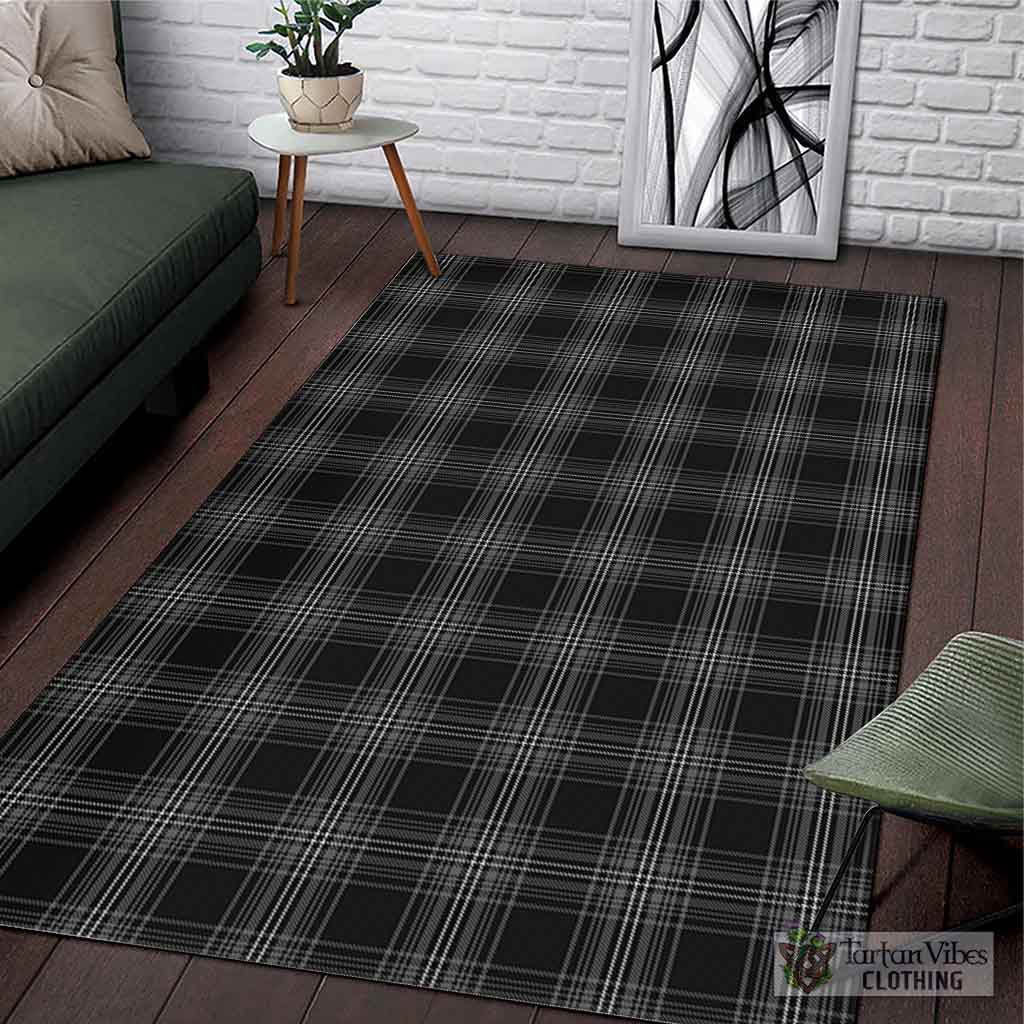 Tartan Vibes Clothing Stewart Mourning Tartan Area Rug