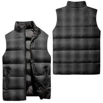 Stewart Mourning Tartan Sleeveless Puffer Jacket