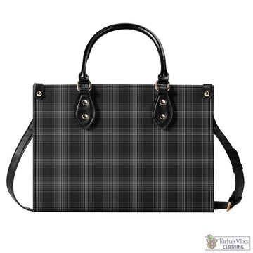 Stewart Mourning Tartan Luxury Leather Handbags