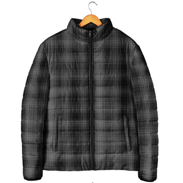 Stewart Mourning Tartan Padded Jacket