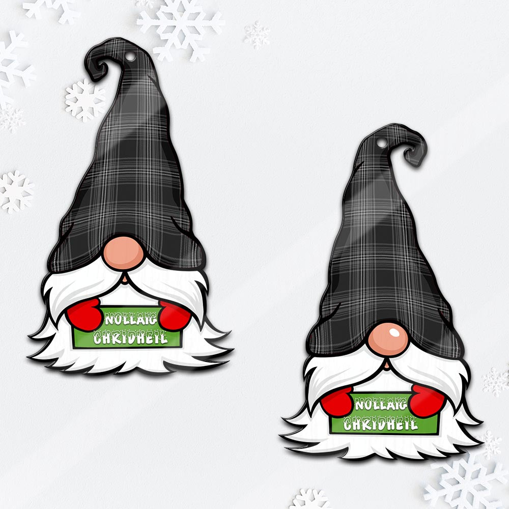 Stewart Mourning Gnome Christmas Ornament with His Tartan Christmas Hat - Tartan Vibes Clothing