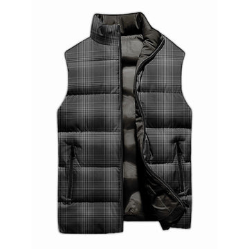 Stewart Mourning Tartan Sleeveless Puffer Jacket