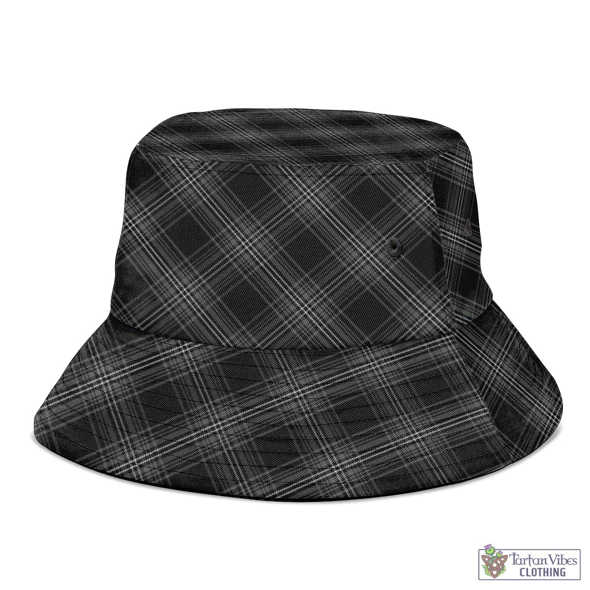 Tartan Vibes Clothing Stewart Mourning Tartan Bucket Hat