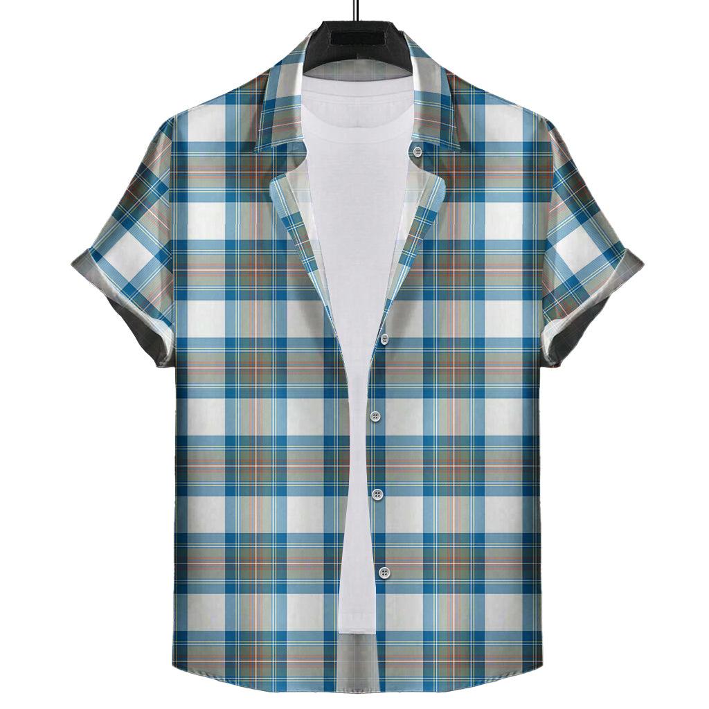 stewart-muted-blue-tartan-short-sleeve-button-down-shirt