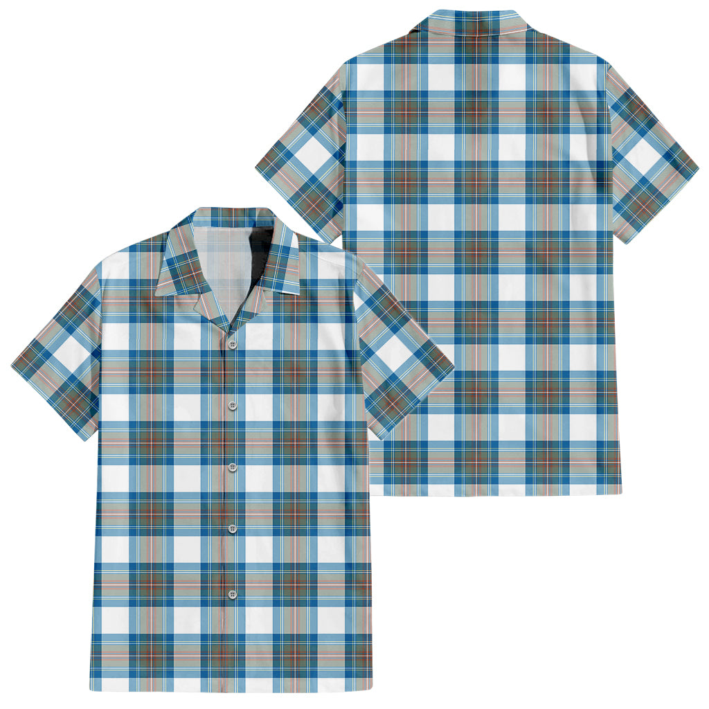 stewart-muted-blue-tartan-short-sleeve-button-down-shirt