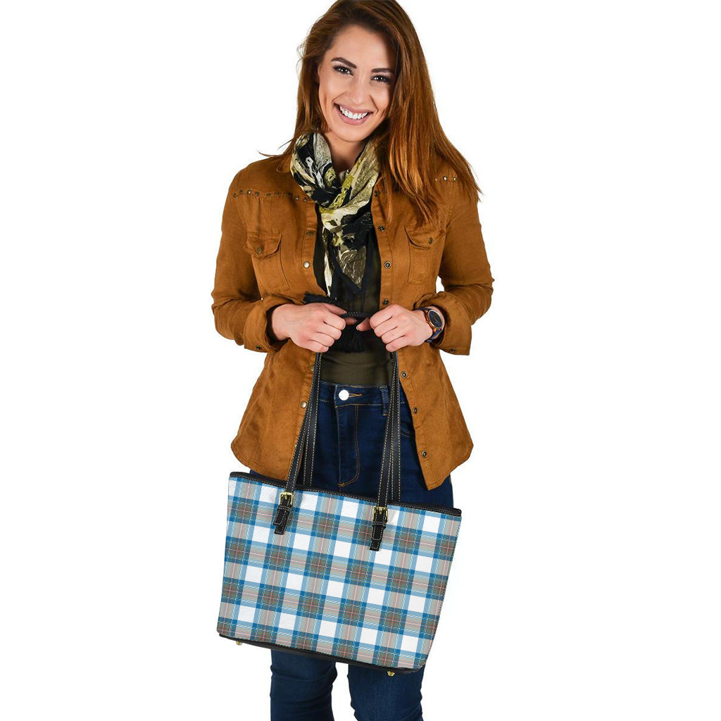 stewart-muted-blue-tartan-leather-tote-bag