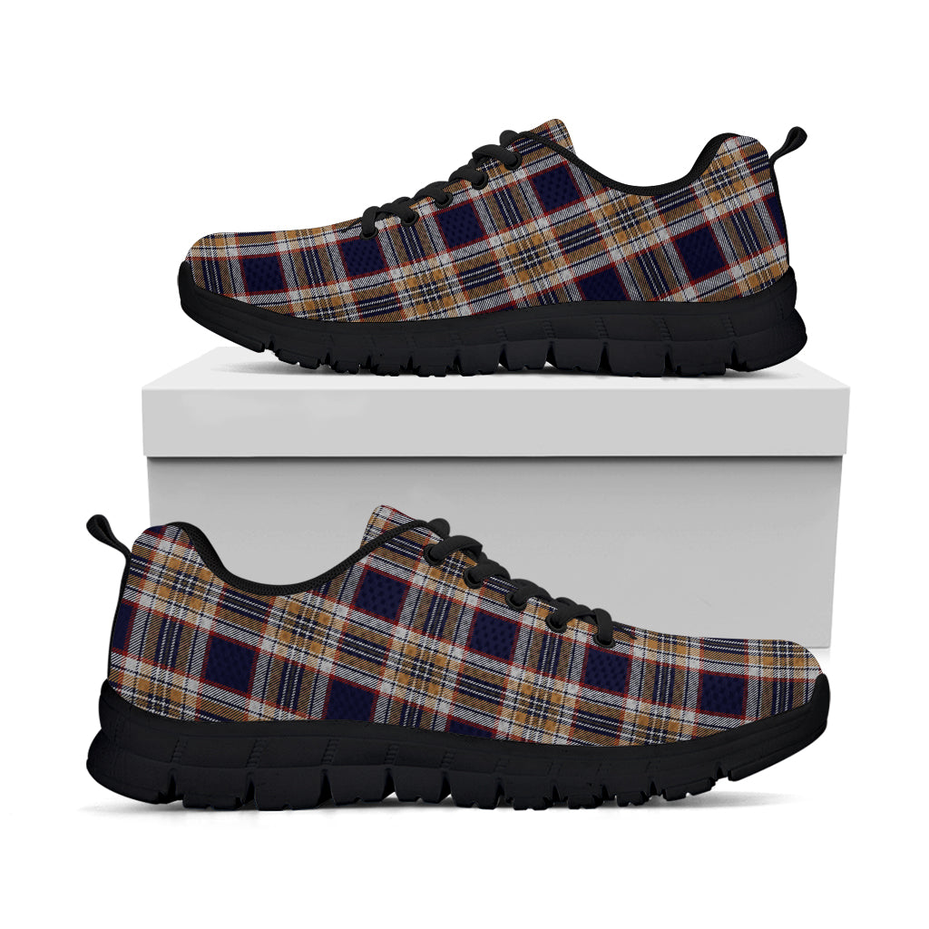 Stewart Navy Tartan Sneakers Kid's Sneakers - Tartan Vibes Clothing