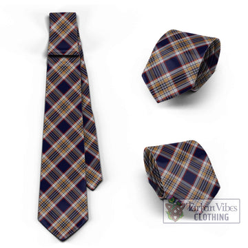 Stewart Navy Tartan Classic Necktie Cross Style