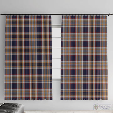 Stewart Navy Tartan Window Curtain