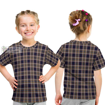 Stewart Navy Tartan Kid T-Shirt