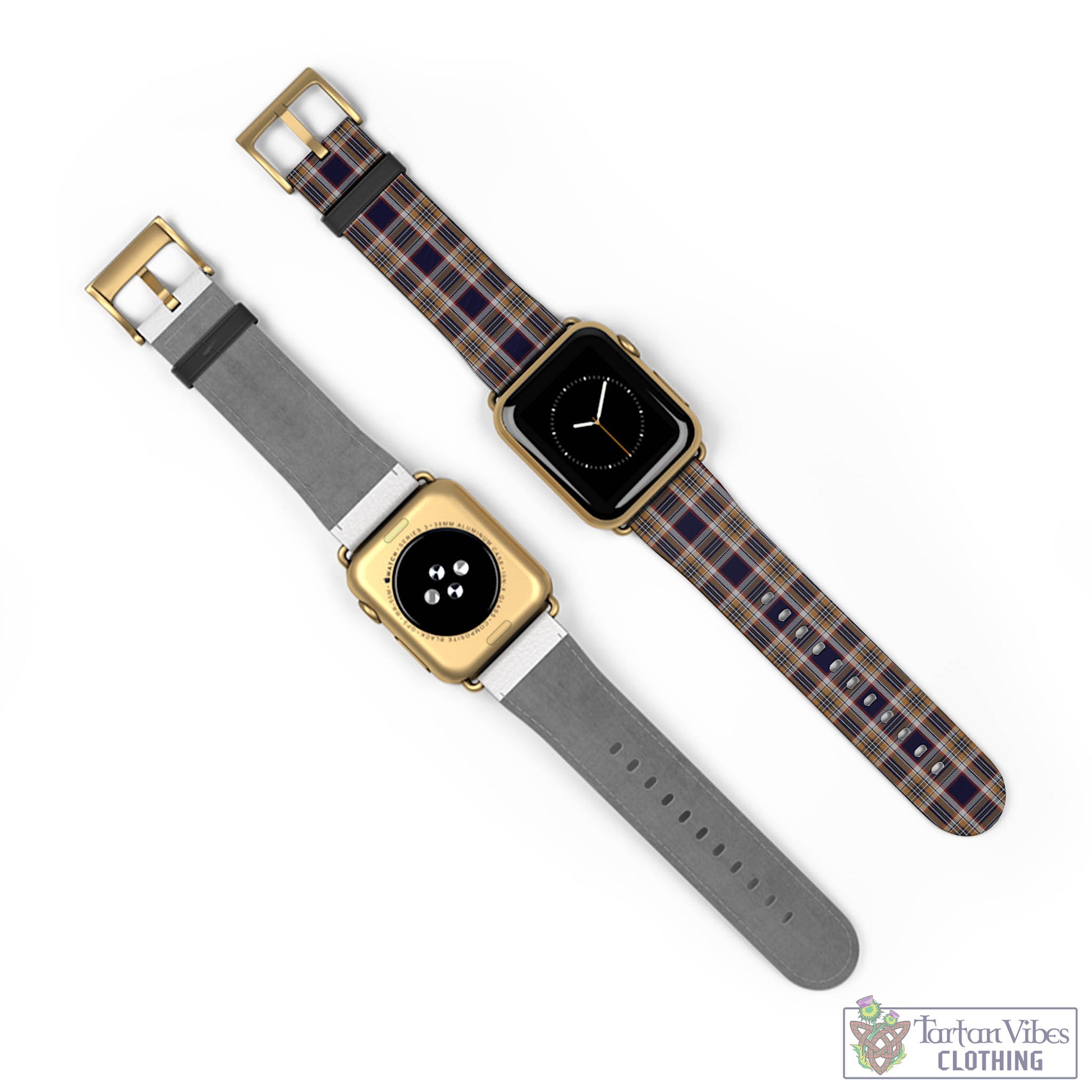 Tartan Vibes Clothing Stewart Navy Tartan Watch Band