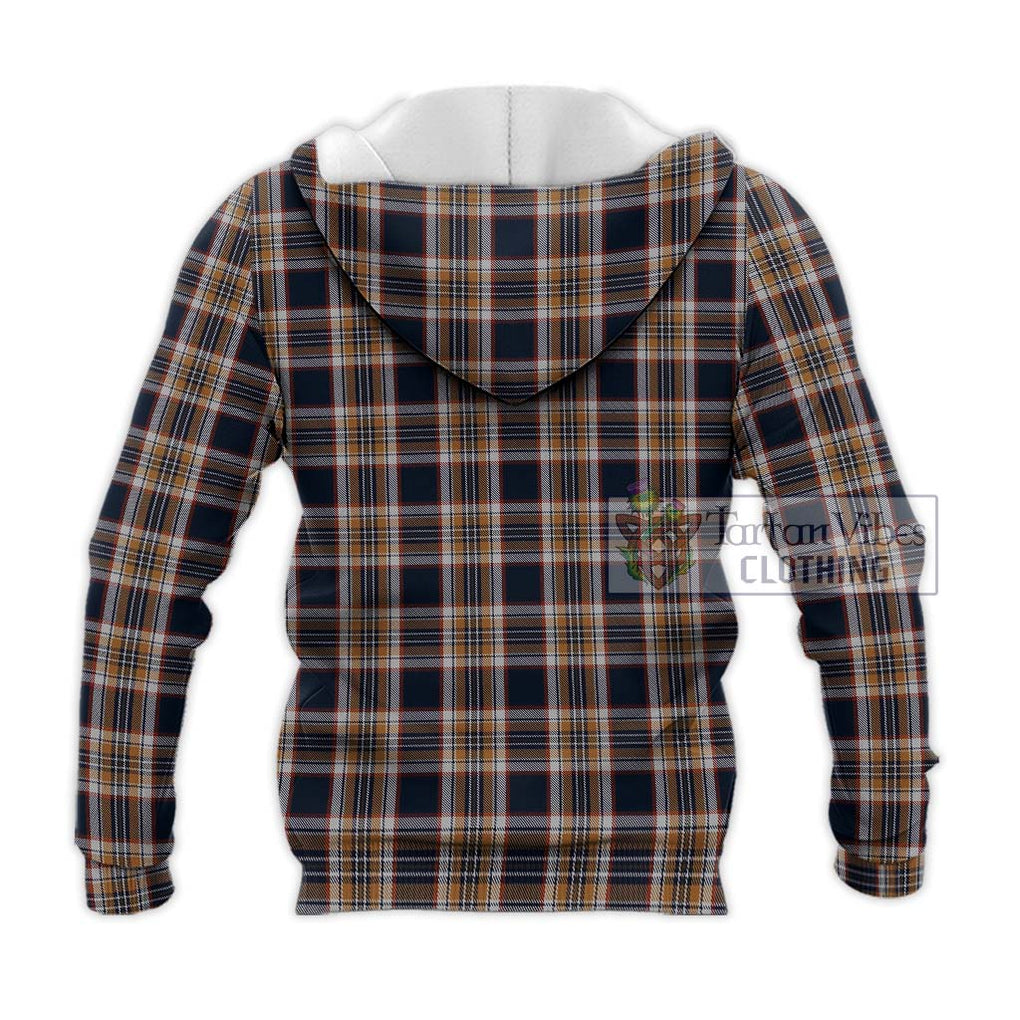 Stewart Navy Tartan Knitted Hoodie with Family Crest DNA In Me Style - Tartanvibesclothing Shop