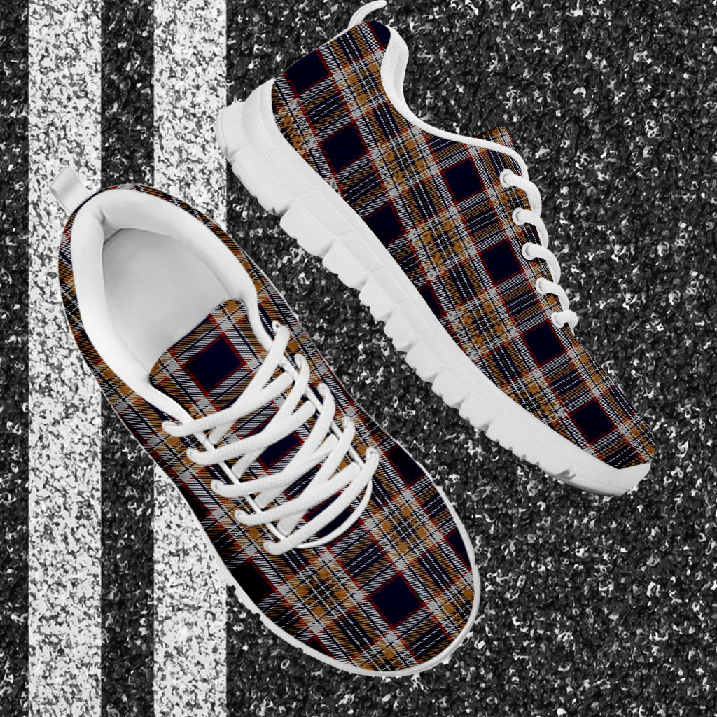 Stewart Navy Tartan Sneakers - Tartan Vibes Clothing