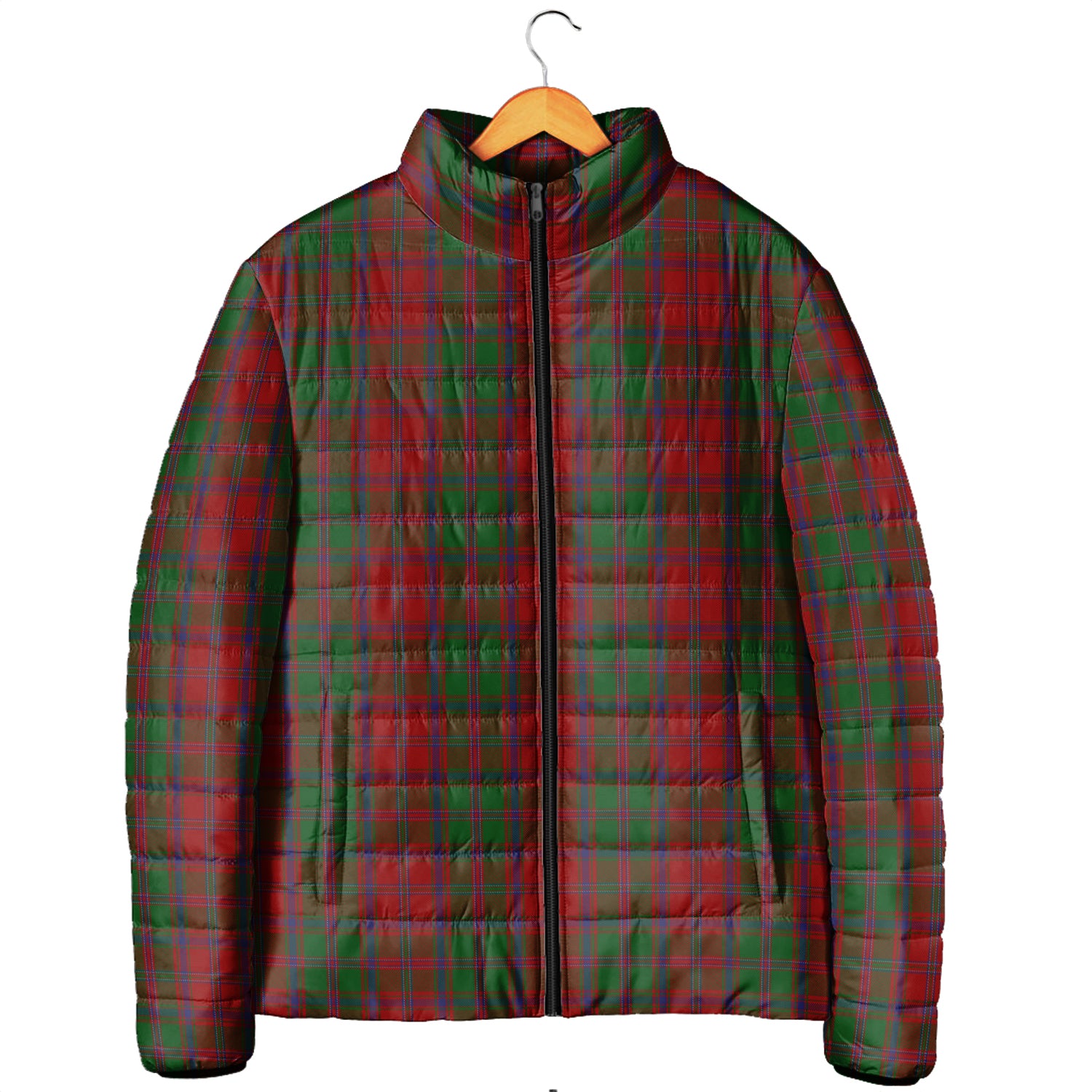 Stewart (Stuart) of Appin Tartan Padded Jacket Men's Padded Jacket - Tartan Vibes Clothing