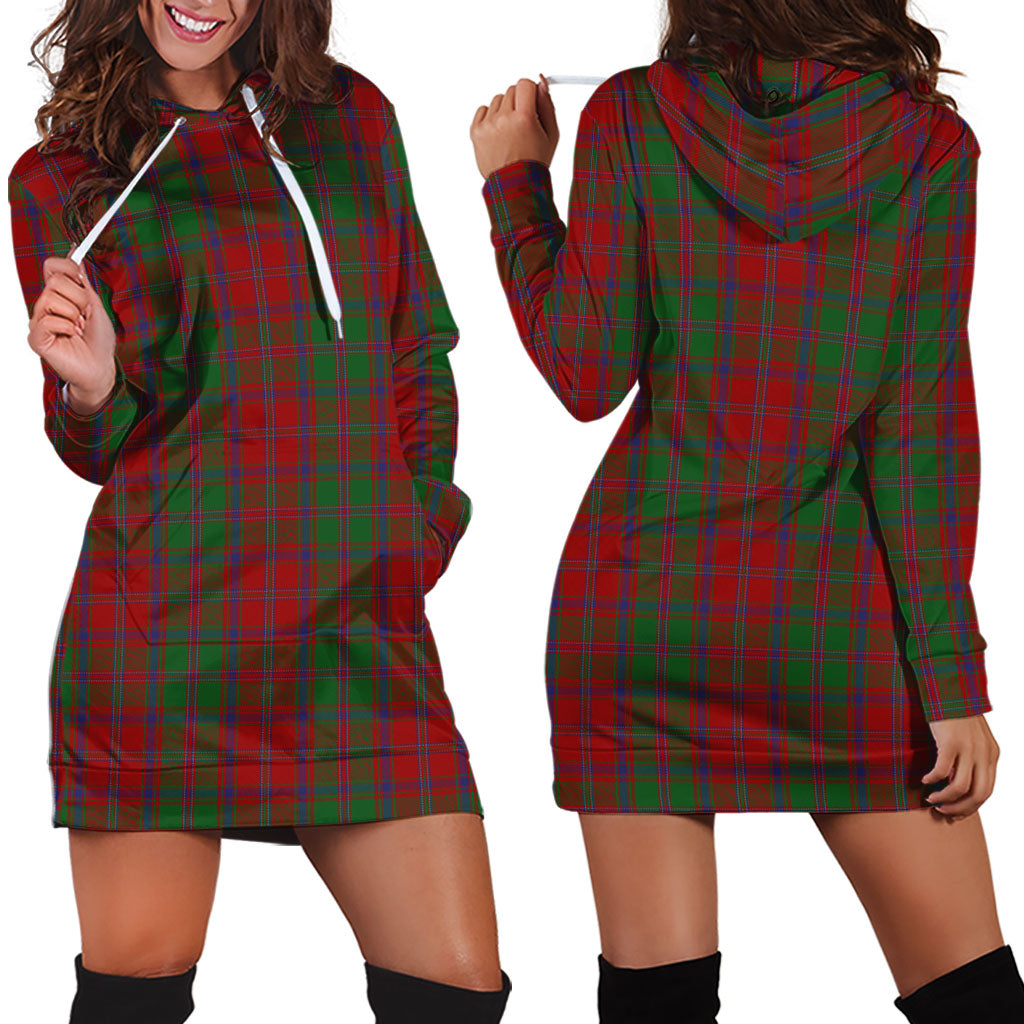 Stewart (Stuart) of Appin Tartan Hoodie Dress - Tartan Vibes Clothing