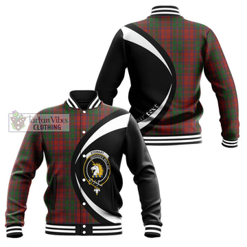 Stewart (Stuart) of Appin Tartan Baseball Jacket with Family Crest Circle Style