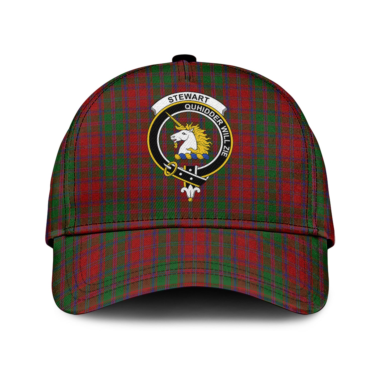 Stewart (Stuart) of Appin Tartan Classic Cap with Family Crest Classic Cap Universal Fit - Tartan Vibes Clothing