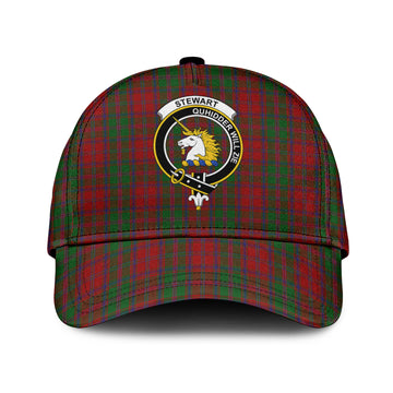 Stewart (Stuart) of Appin Tartan Classic Cap with Family Crest