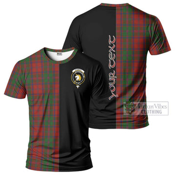 Stewart (Stuart) of Appin Tartan T-Shirt with Family Crest and Half Of Me Style