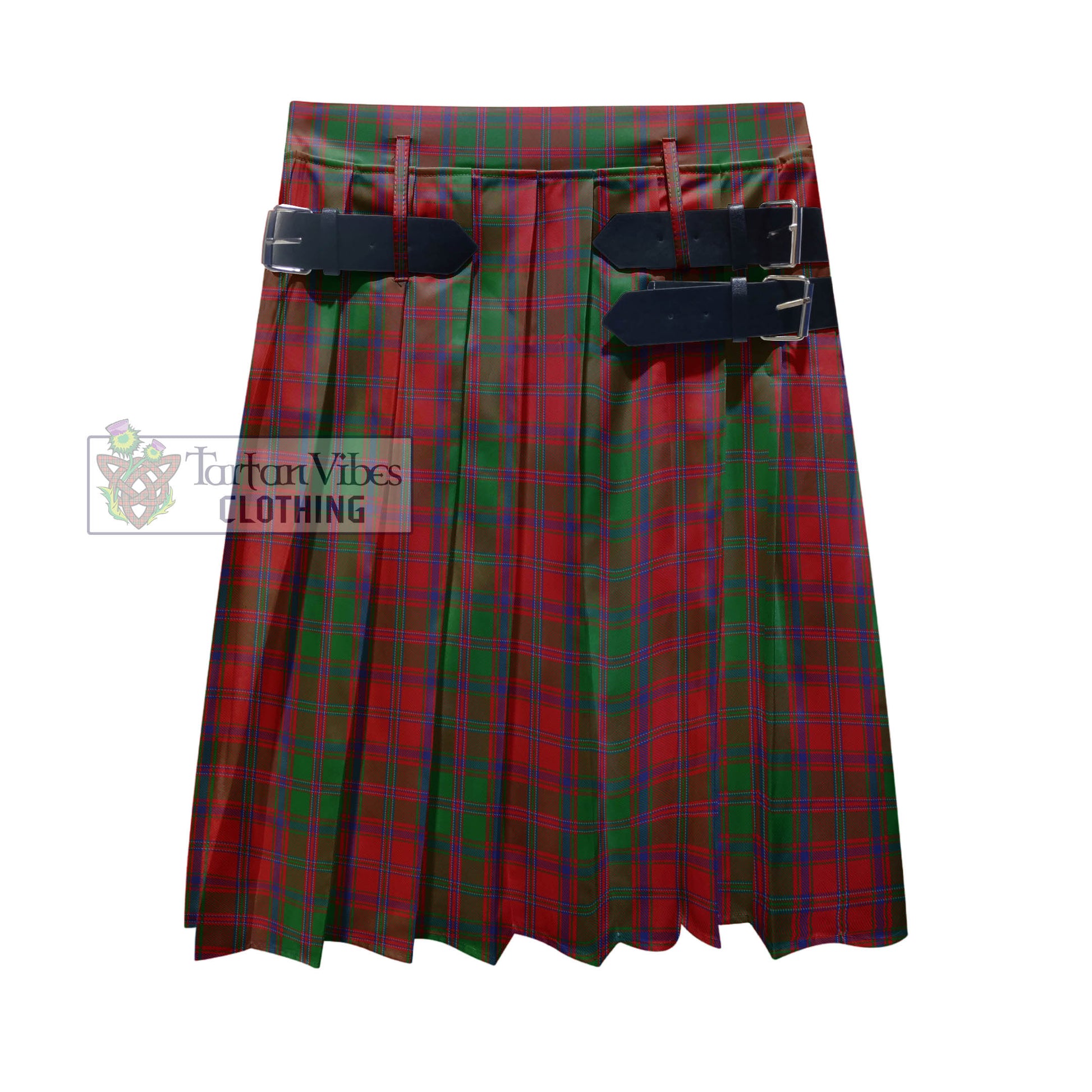 Tartan Vibes Clothing Stewart of Appin Tartan Men's Pleated Skirt - Fashion Casual Retro Scottish Style