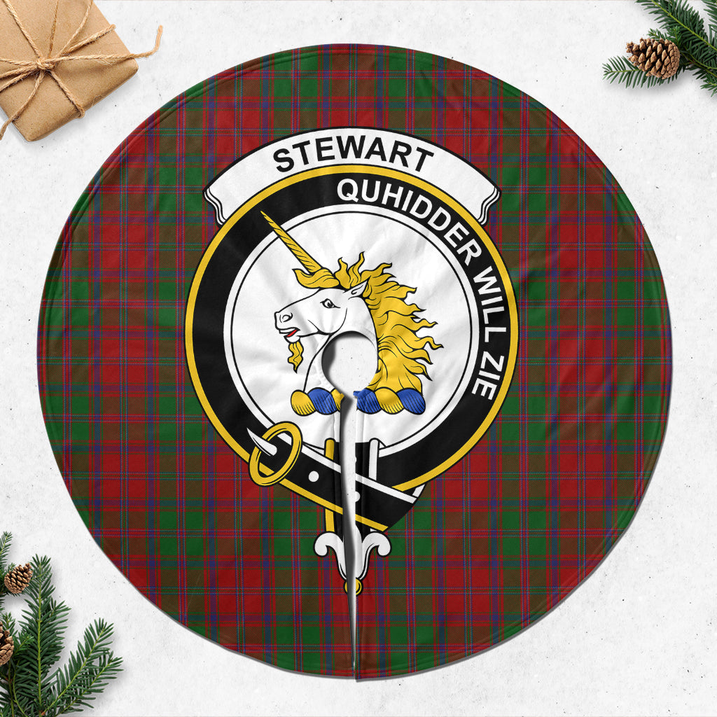 stewart-of-appin-tartan-christmas-tree-skirt-with-family-crest