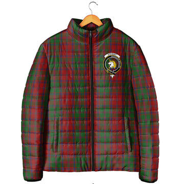 Stewart (Stuart) of Appin Tartan Padded Jacket with Family Crest