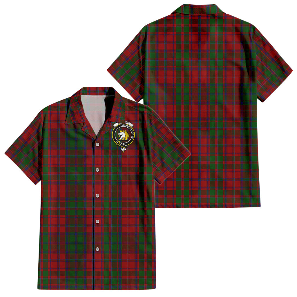 stewart-of-appin-tartan-short-sleeve-button-down-shirt-with-family-crest