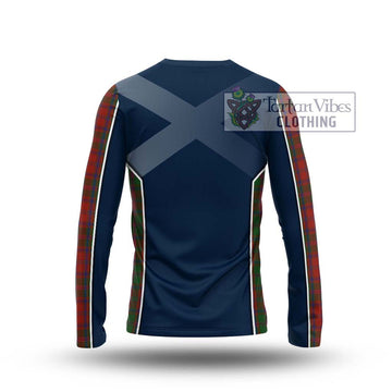 Stewart (Stuart) of Appin Tartan Long Sleeve T-Shirt with Family Crest and Lion Rampant Vibes Sport Style