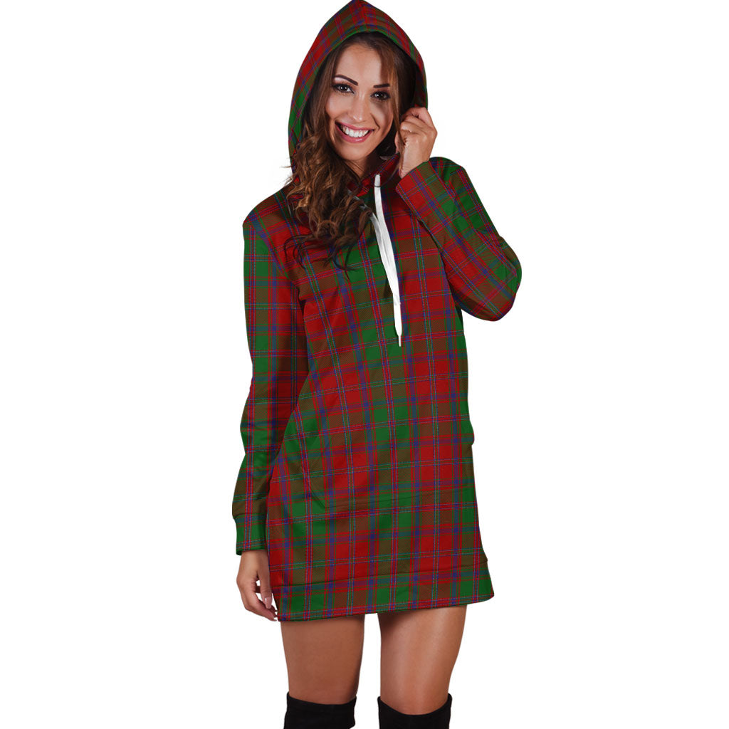 Stewart (Stuart) of Appin Tartan Hoodie Dress - Tartan Vibes Clothing