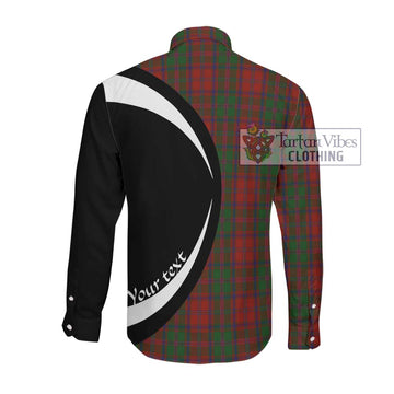 Stewart (Stuart) of Appin Tartan Long Sleeve Button Up with Family Crest Circle Style