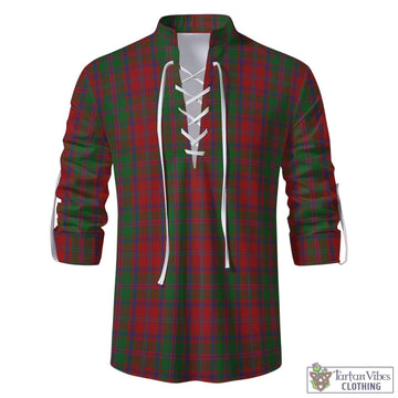 Stewart (Stuart) of Appin Tartan Men's Scottish Traditional Jacobite Ghillie Kilt Shirt