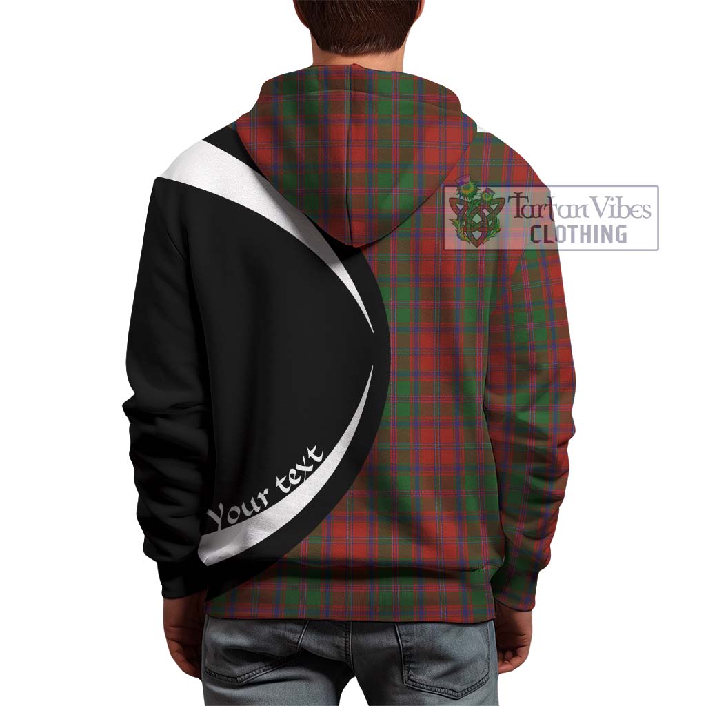 Stewart (Stuart) of Appin Tartan Hoodie with Family Crest Circle Style - Tartan Vibes Clothing