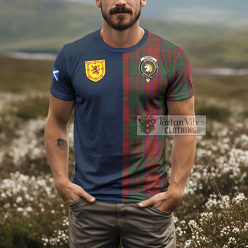 Stewart (Stuart) of Appin Tartan T-Shirt Alba with Scottish Lion Royal Arm Half Style