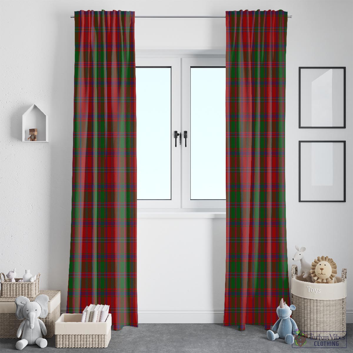 Stewart of Appin Tartan Window Curtain