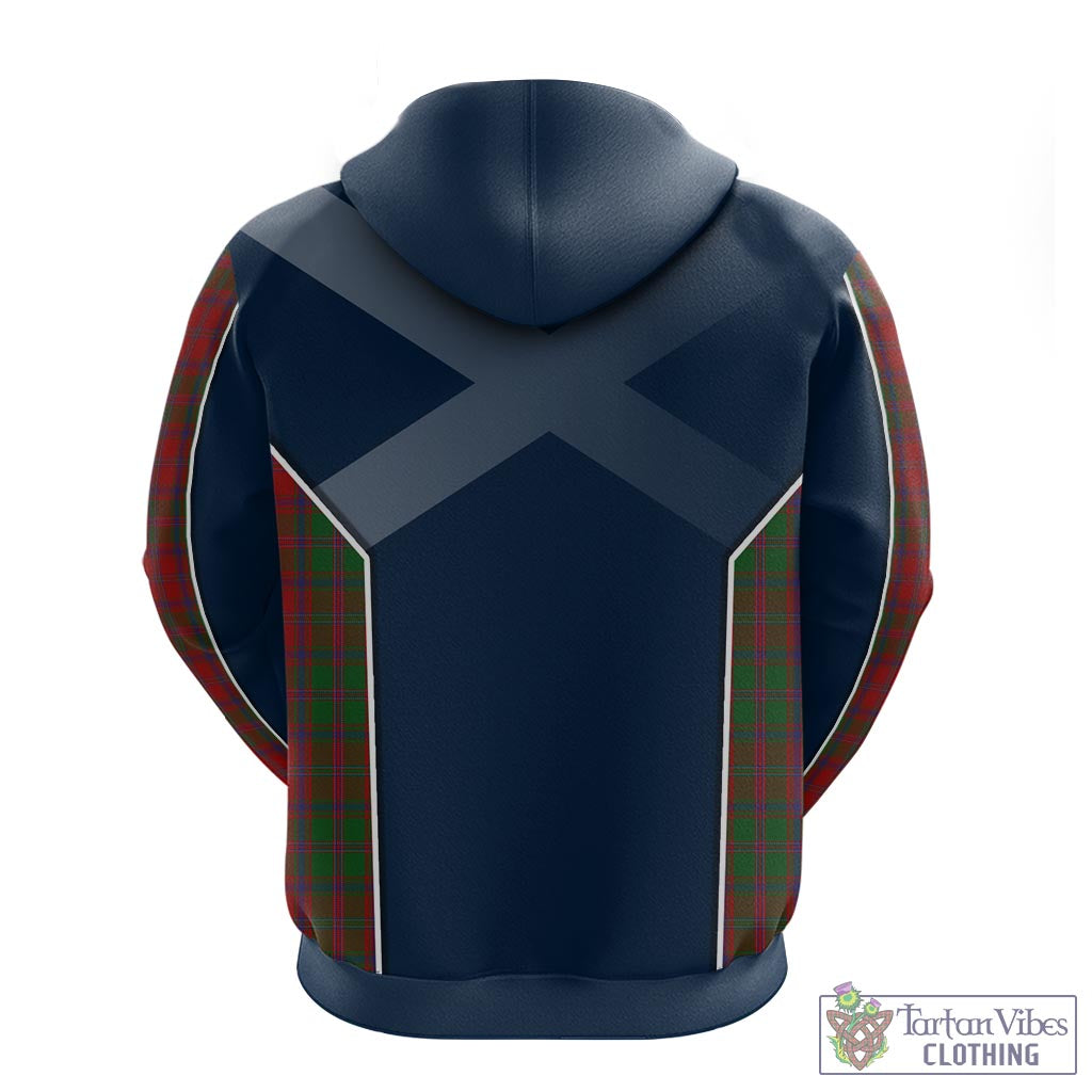 Tartan Vibes Clothing Stewart of Appin Tartan Hoodie with Family Crest and Lion Rampant Vibes Sport Style