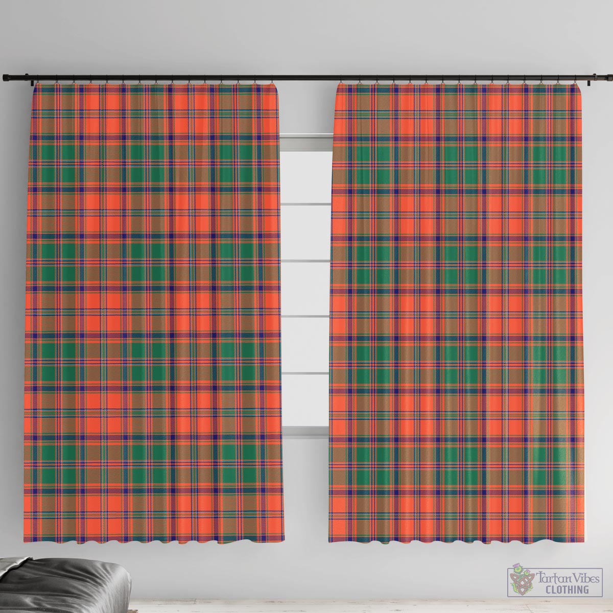 Stewart of Appin Ancient Tartan Window Curtain